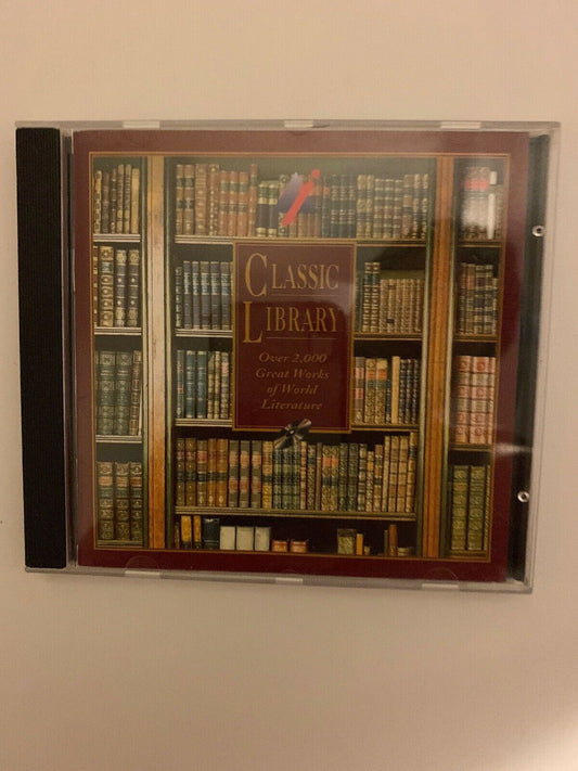 Classic Library PC CD-ROM For Windows 3.1 (1994) Vintage