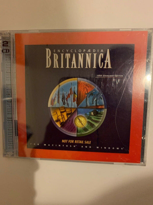 *New* Encyclopaedia Britannica (1999) CD For Macintosh And Windows FREE OZ POST