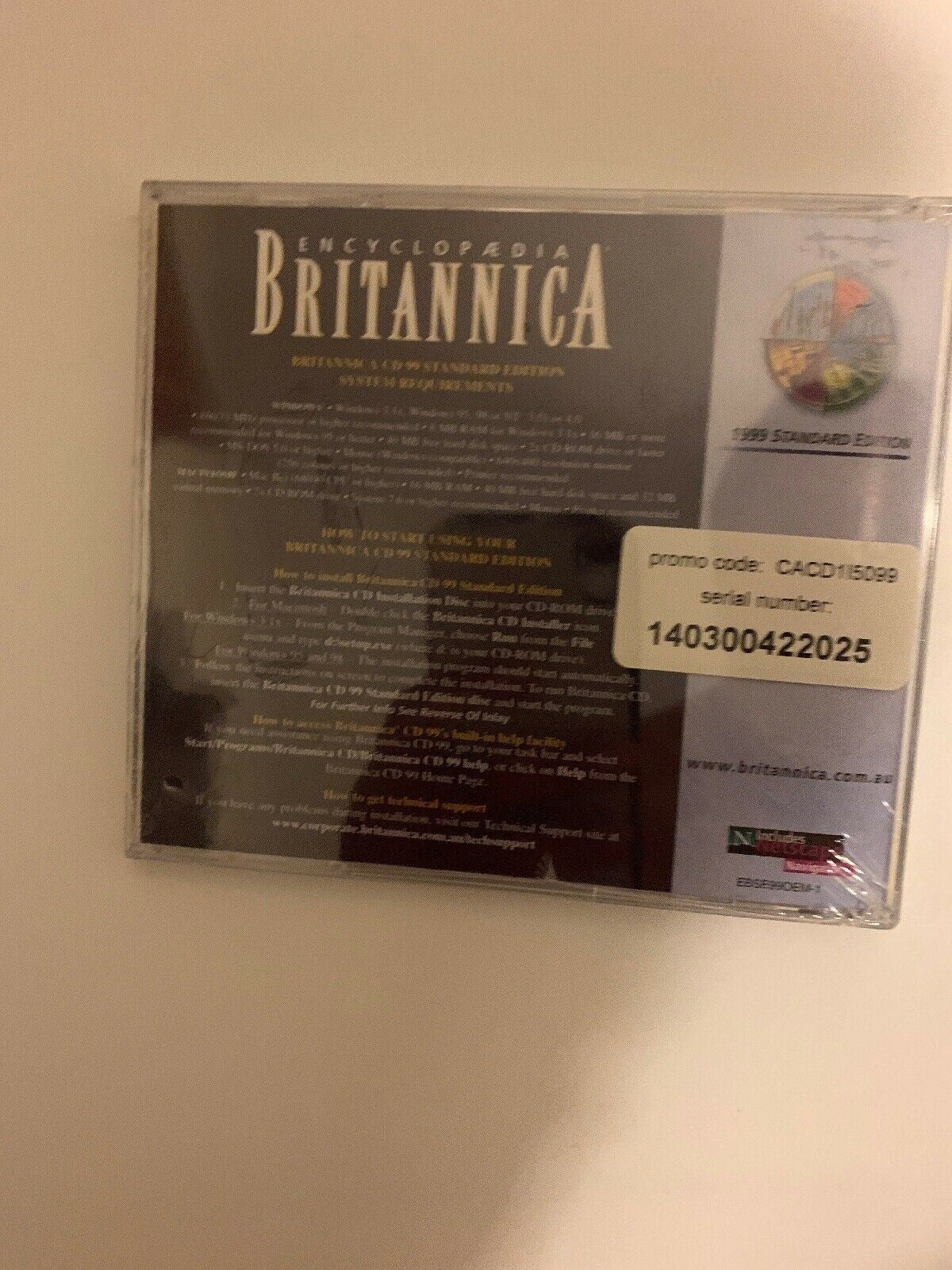 *New* Encyclopaedia Britannica (1999) CD For Macintosh And Windows