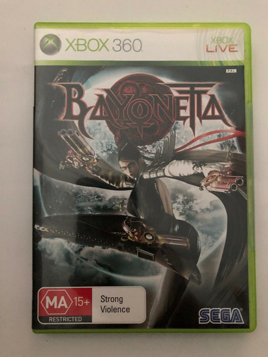 BAYONETTA Microsoft Xbox 360 GAME PAL Platinum Games SEGA Classic Action Game