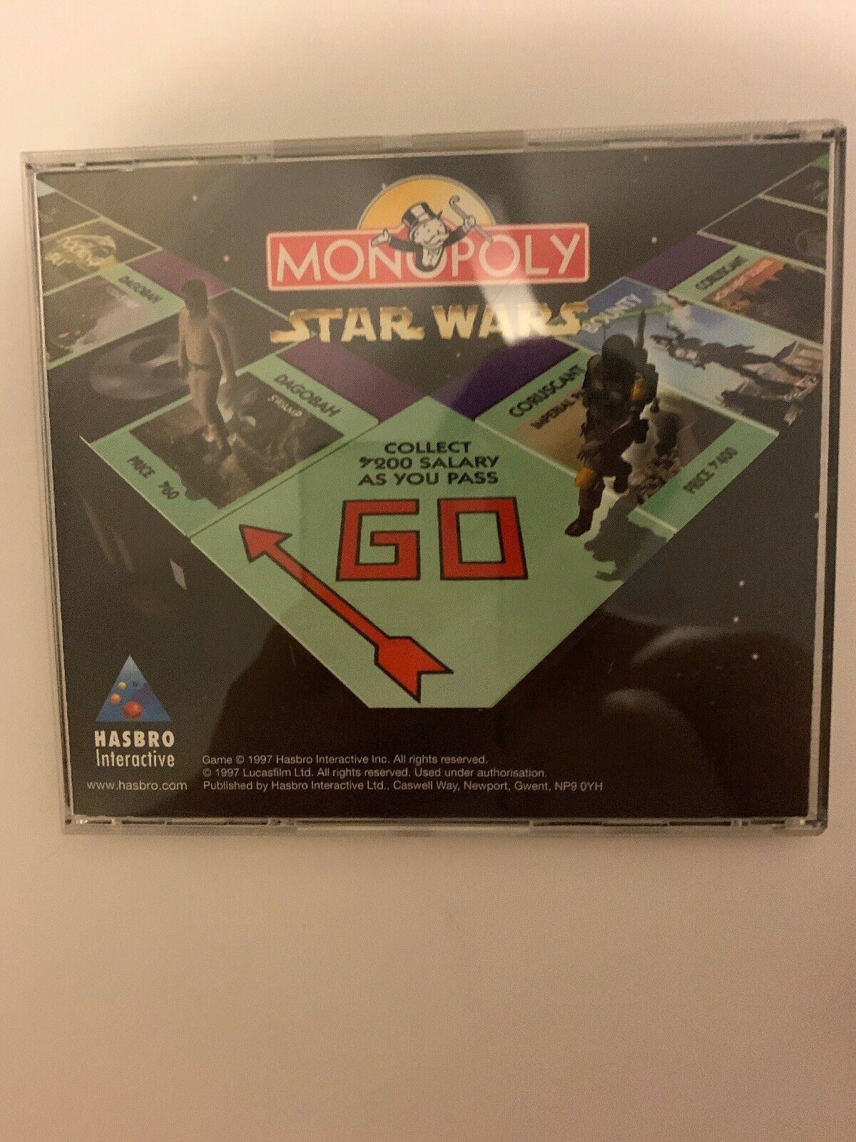 Monopoly Star Wars (1997) PC CD-ROM Lucasfilm Vintage RARE Game