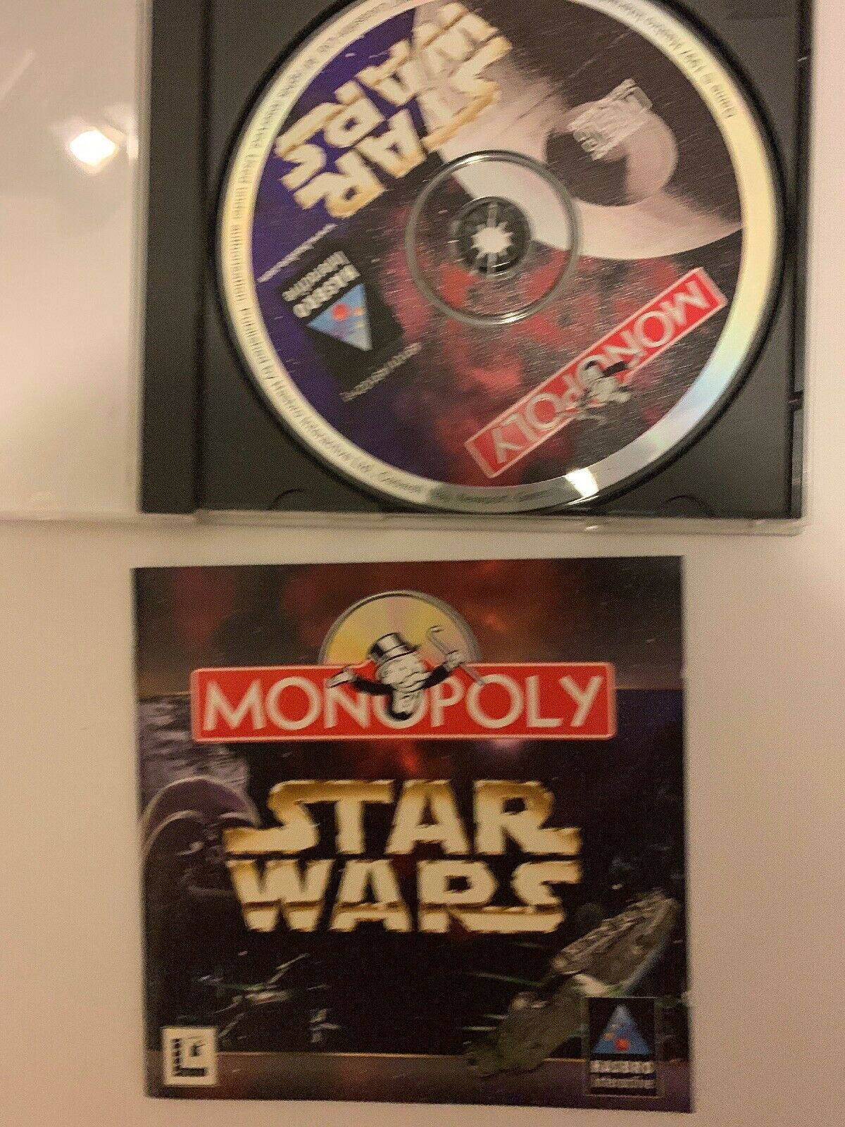 Monopoly Star Wars (1997) PC CD-ROM Lucasfilm Vintage RARE Game