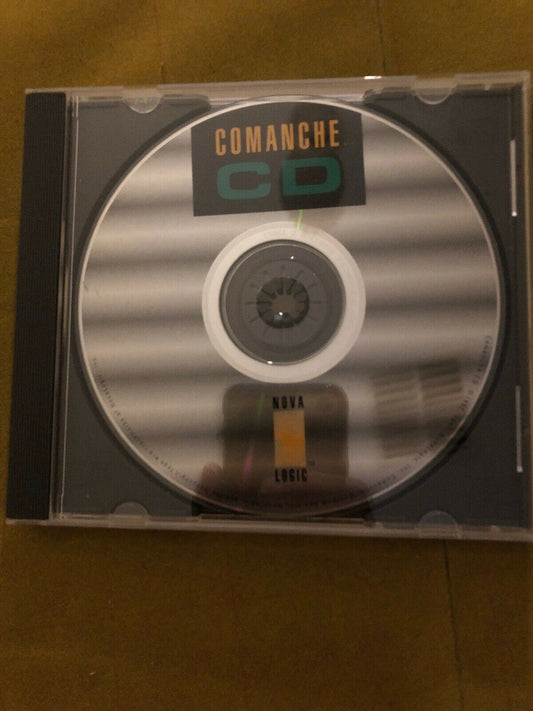 Comanche CD PC 1994 Classic Helicopter Flight Simulation Action Game Nova Logic