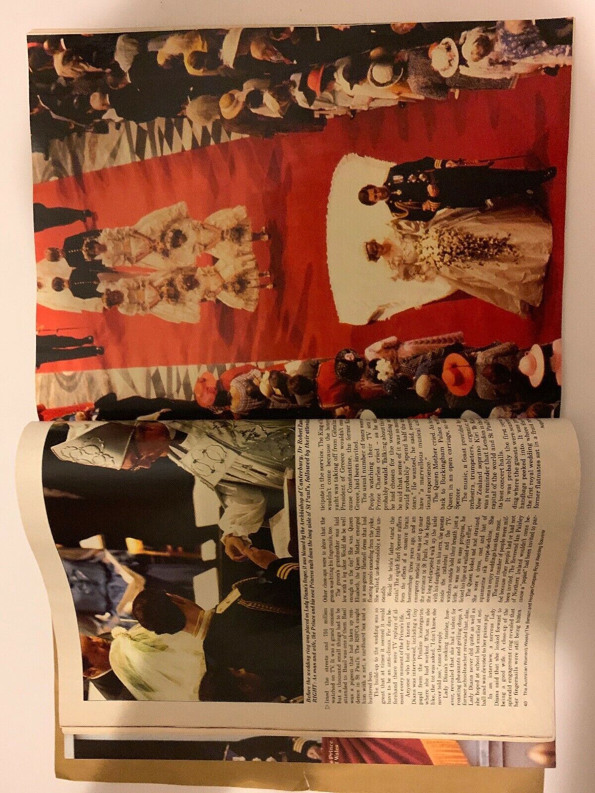 RARE The Australian Women's Weekly Royal Wedding Souvenir August  (1981)