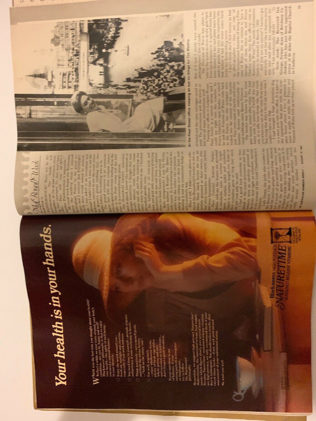 RARE The Australian Women's Weekly Royal Wedding Souvenir August  (1981)