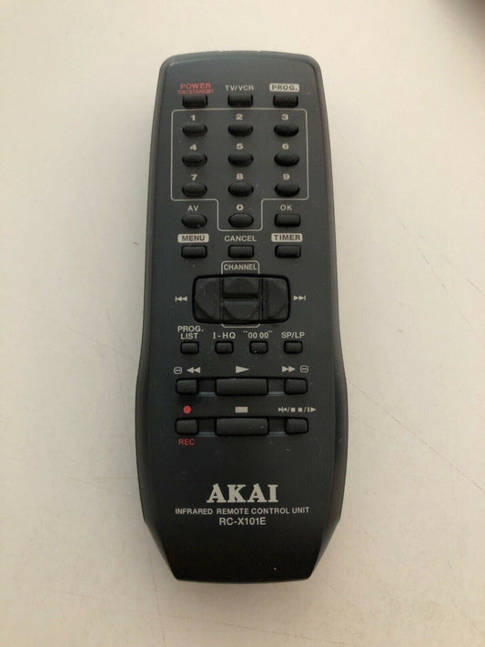 AKAI RC-X101E, VHS VCR VIDEO REMOTE CONTROL VS-G242, VS-G440, VS-G445