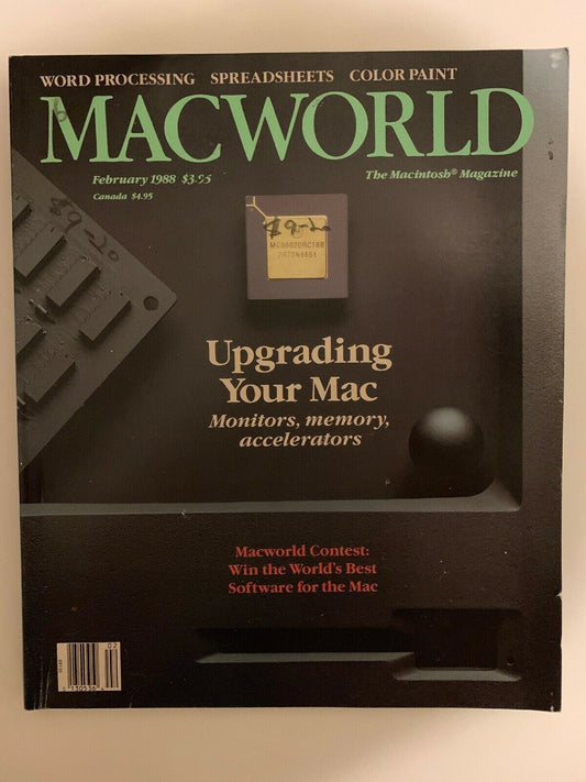 Vintage Macworld February 1988 The Apple McIntosh Magazine