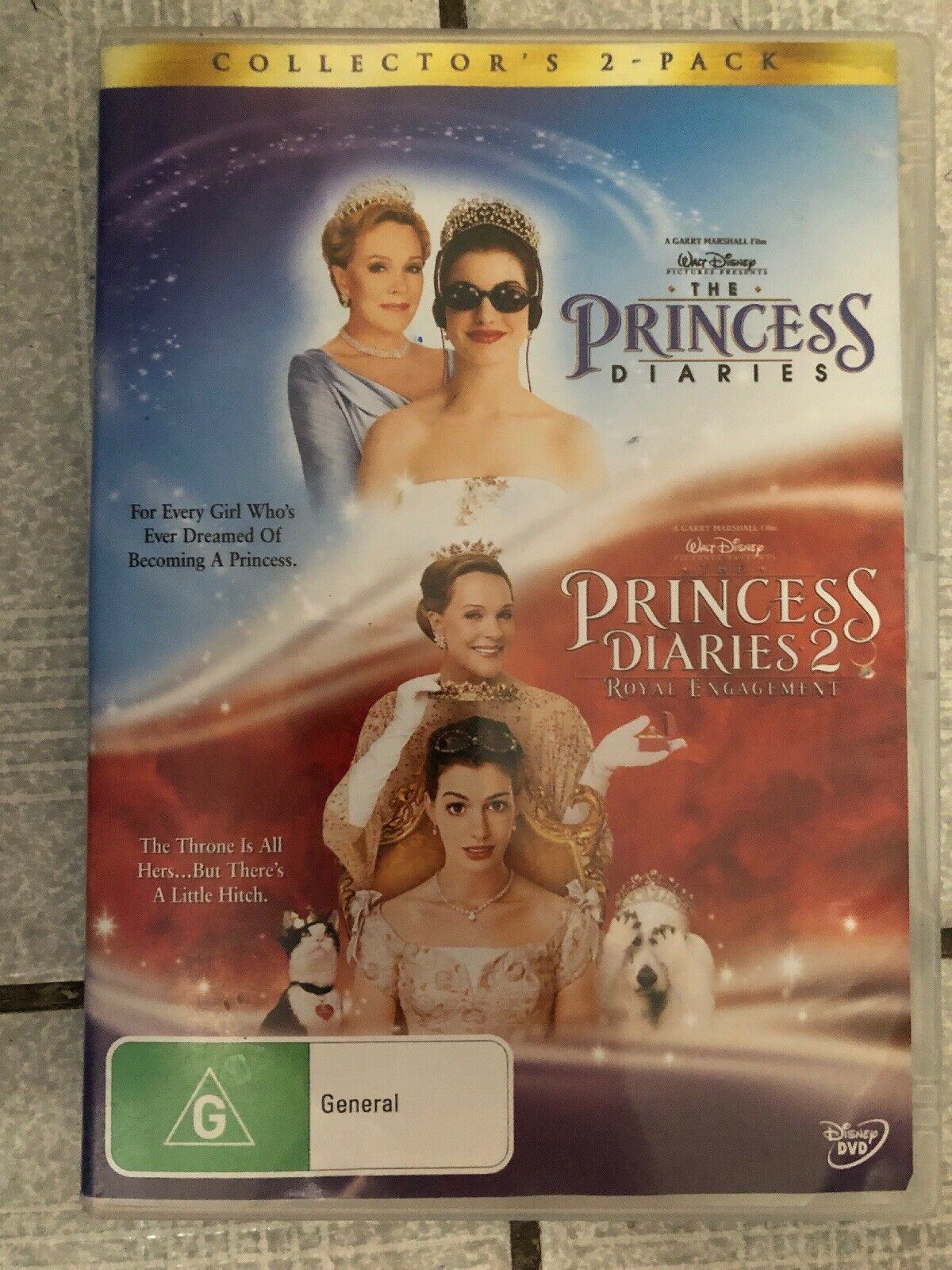 The Princess Diaries  / Princess Diaries 2 (DVD, 2006, 2-Disc Set) Walt Disney