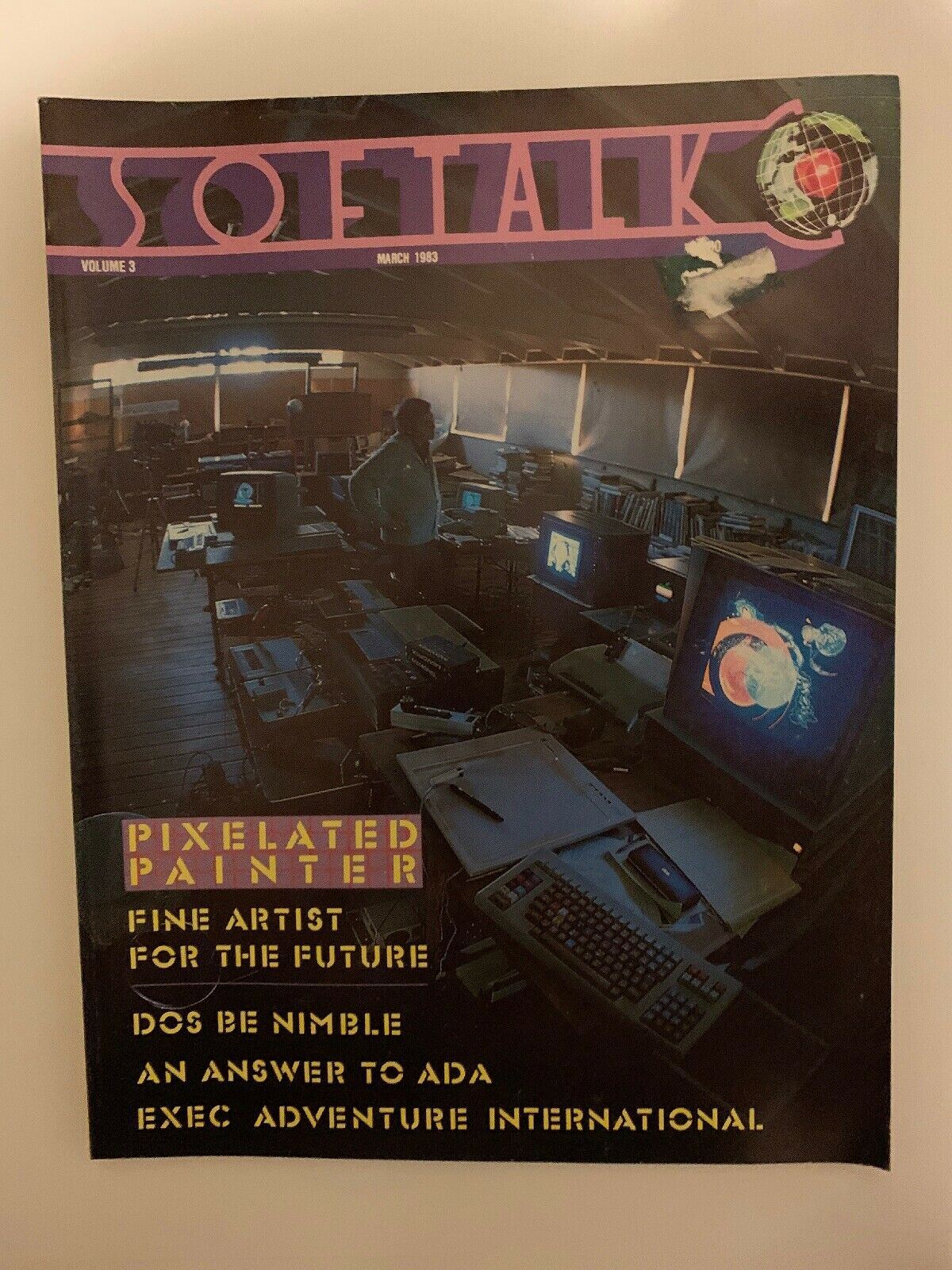 Softalk March 1983 Volume 3 Vintage Rare Computer Software Magazine
