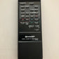Genuine SHARP Video Cassette Recorder G0412GE Infrared VCR Remote Control