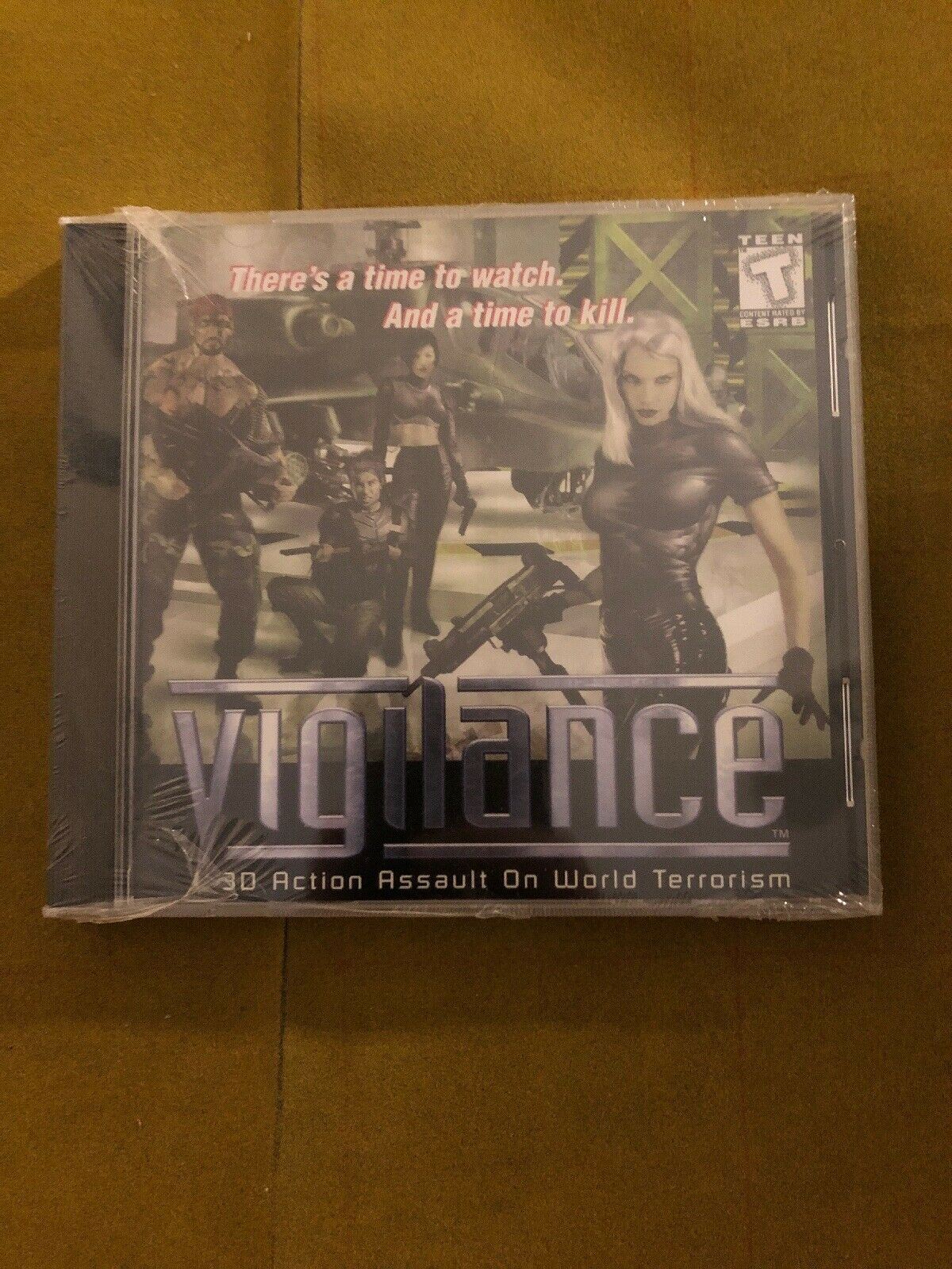 NEW & RARE! Vigilance PC Game 1998 CD-ROM SegaSoft Vintage Sega Shooter Action