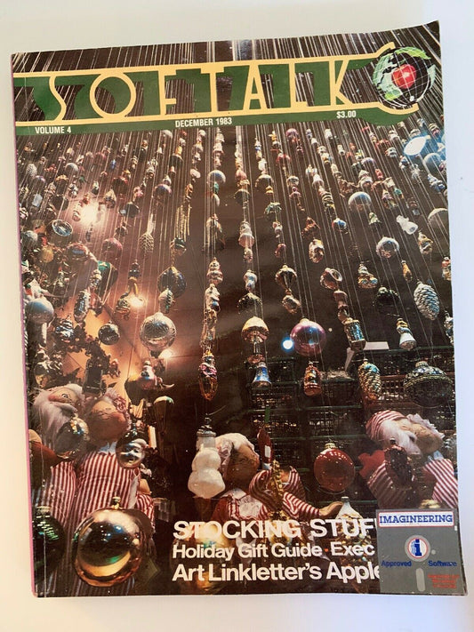 Vintage Apple Magazine Softalk December 1983 Volume 4