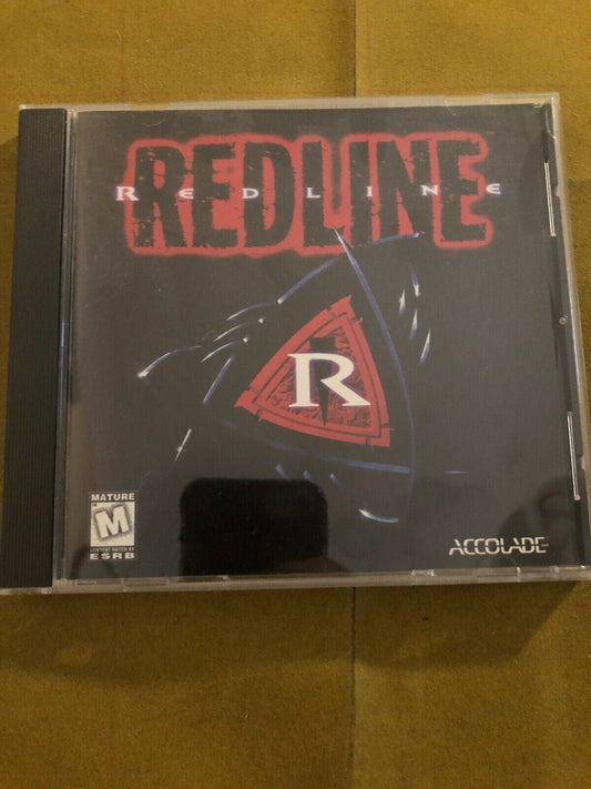 Redline PC Game Arcade Vintage Shooter CD-ROM 1999 Accolade Criterion Software