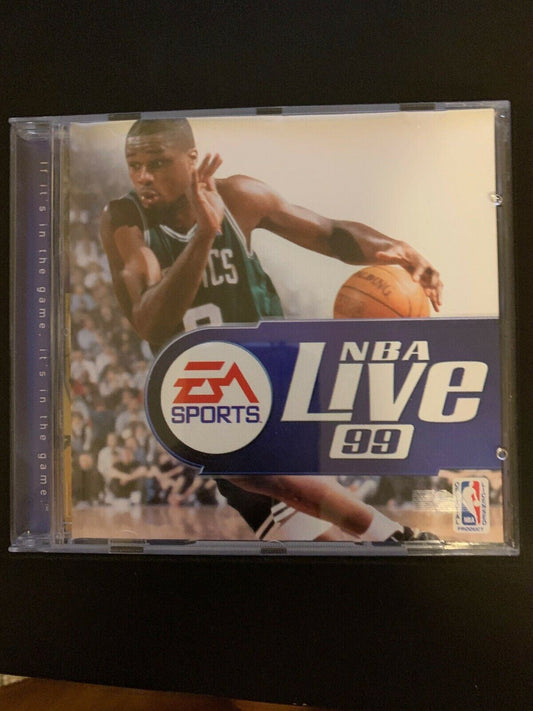 NBA Live 99 PC Cdrom EA Sports Basketball Vintage Windows 95 Game