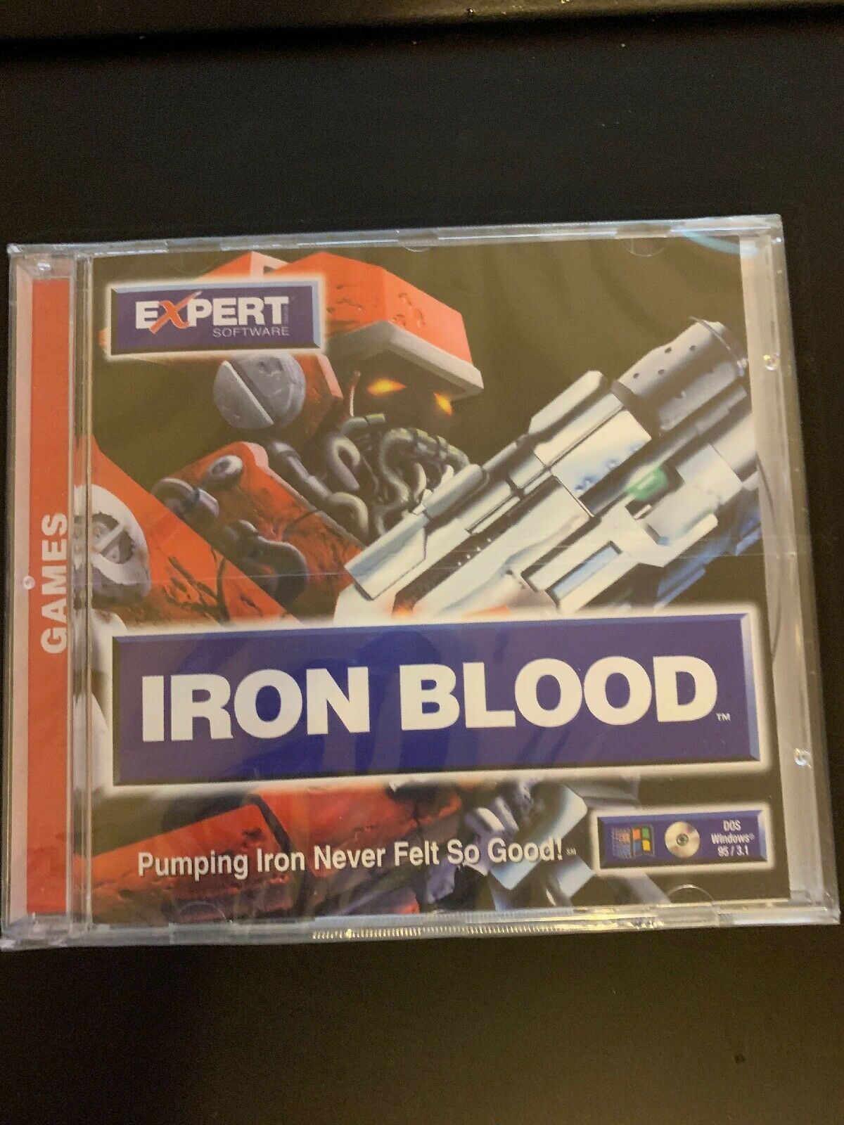 *NEW* Iron Blood (1996) PC CDROM Expert Software Vintage Windows DOS Action Game