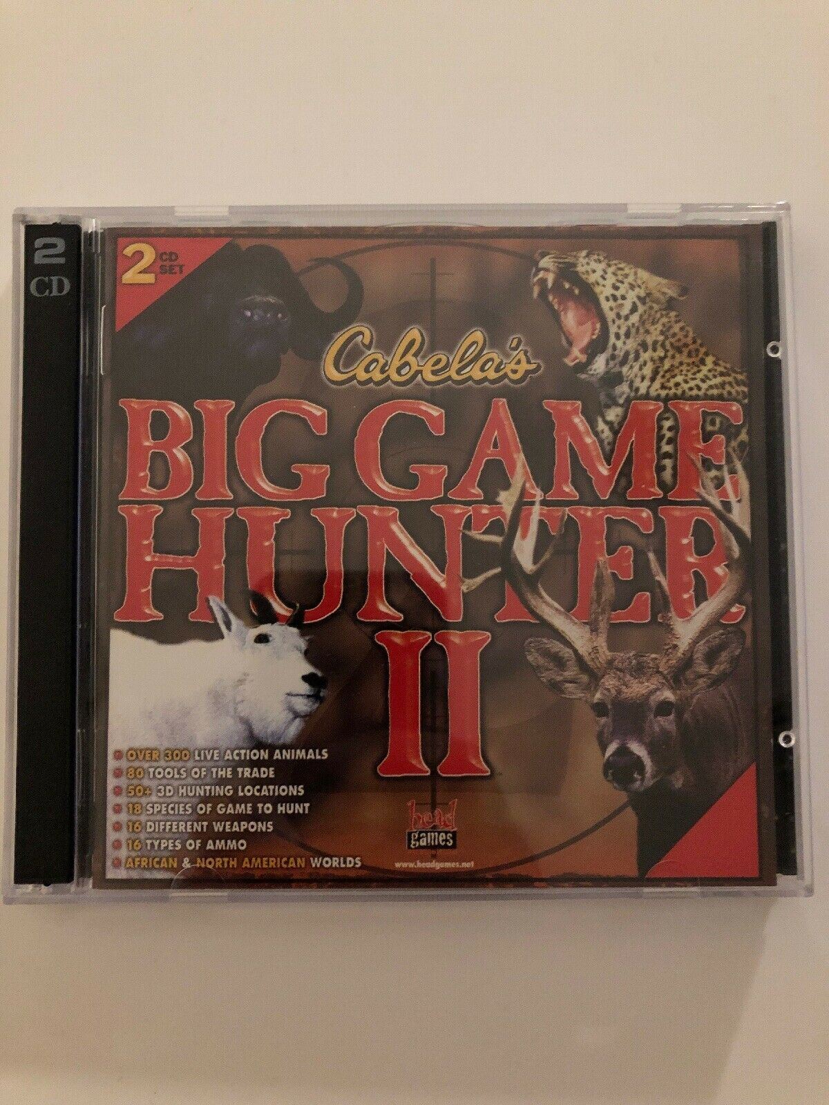 Big Game Hunter 2 1998 PC CD-ROM Activision Classic Vintage Hunting Shooter Game