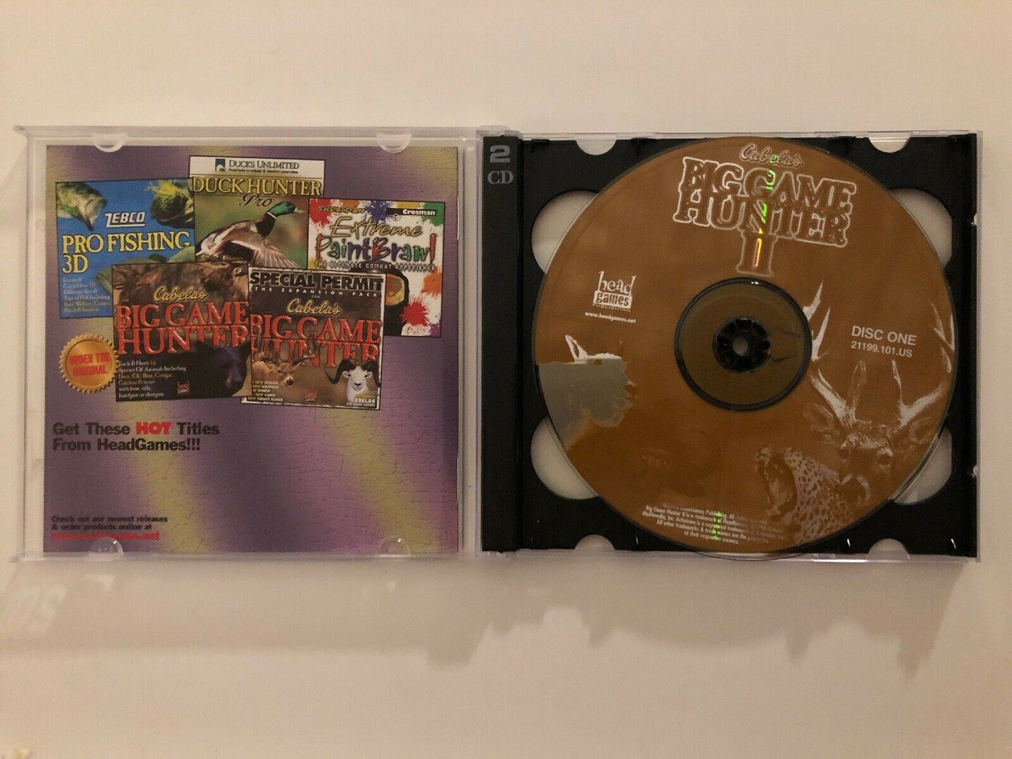 Big Game Hunter 2 1998 PC CD-ROM Activision Classic Vintage Hunting Shooter Game