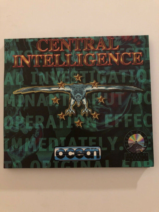 **RARE** Central Intelligence PC 1994 CD-ROM OCEAN Strategy Espionage DOS Game