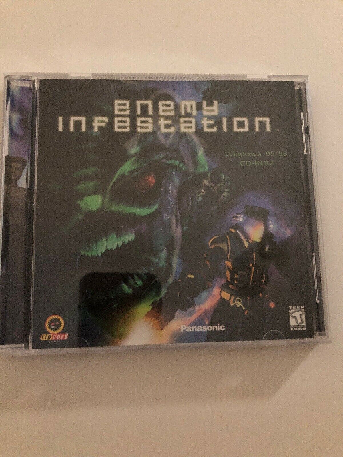 *RARE* Enemy Infestation vintage PC game (1998) Real Time Strategy Classic CDROM