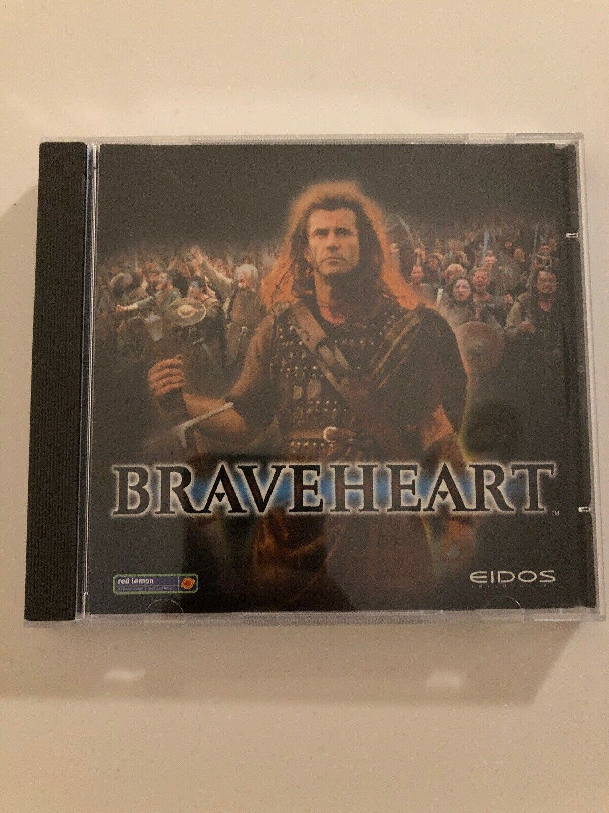 Braveheart PC CD 1999 3D **RARE** Vintage Classic Real Time Strategy Game EIDOS