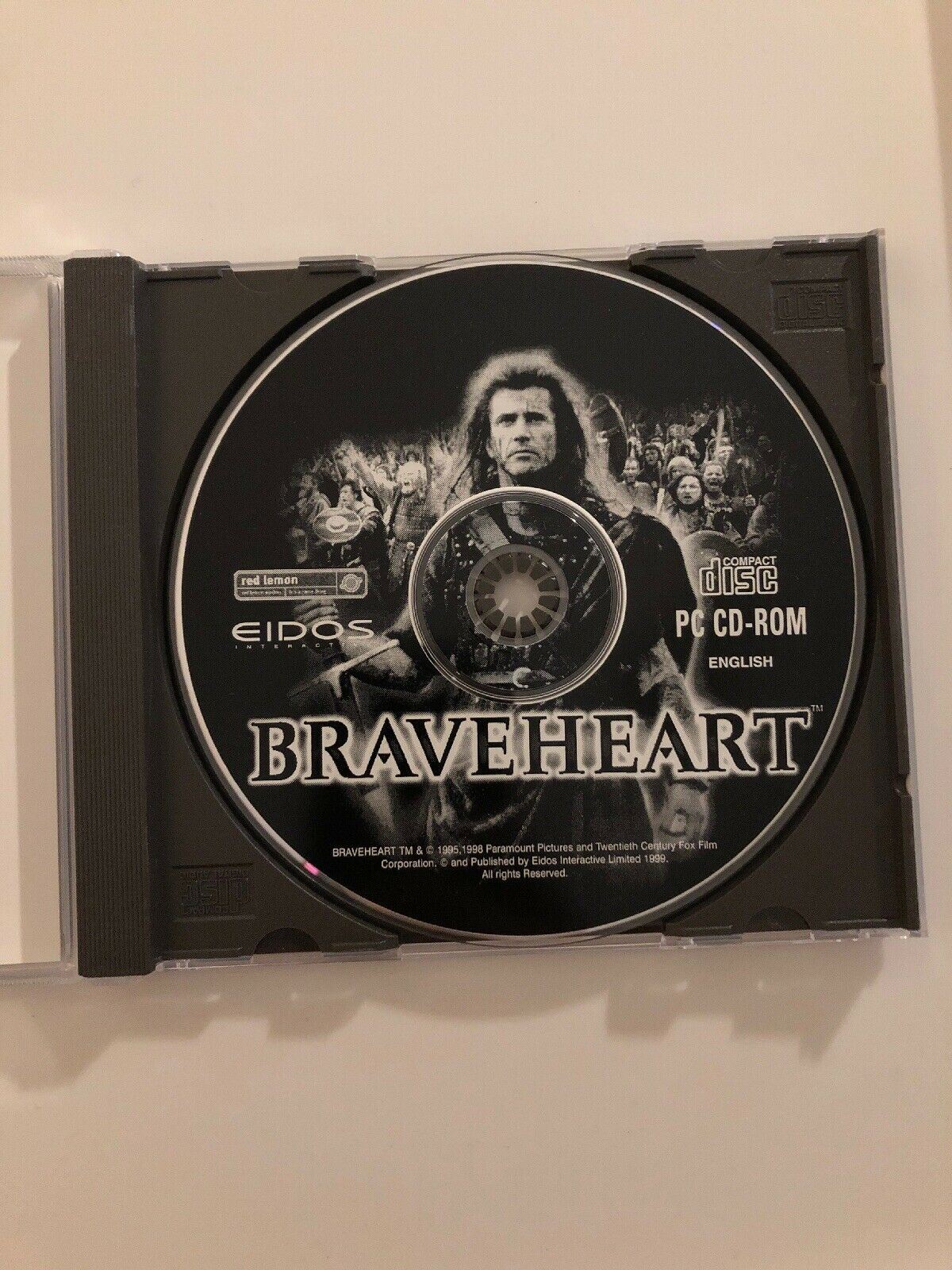 Braveheart PC CD 1999 3D **RARE** Vintage Classic Real Time Strategy Game EIDOS