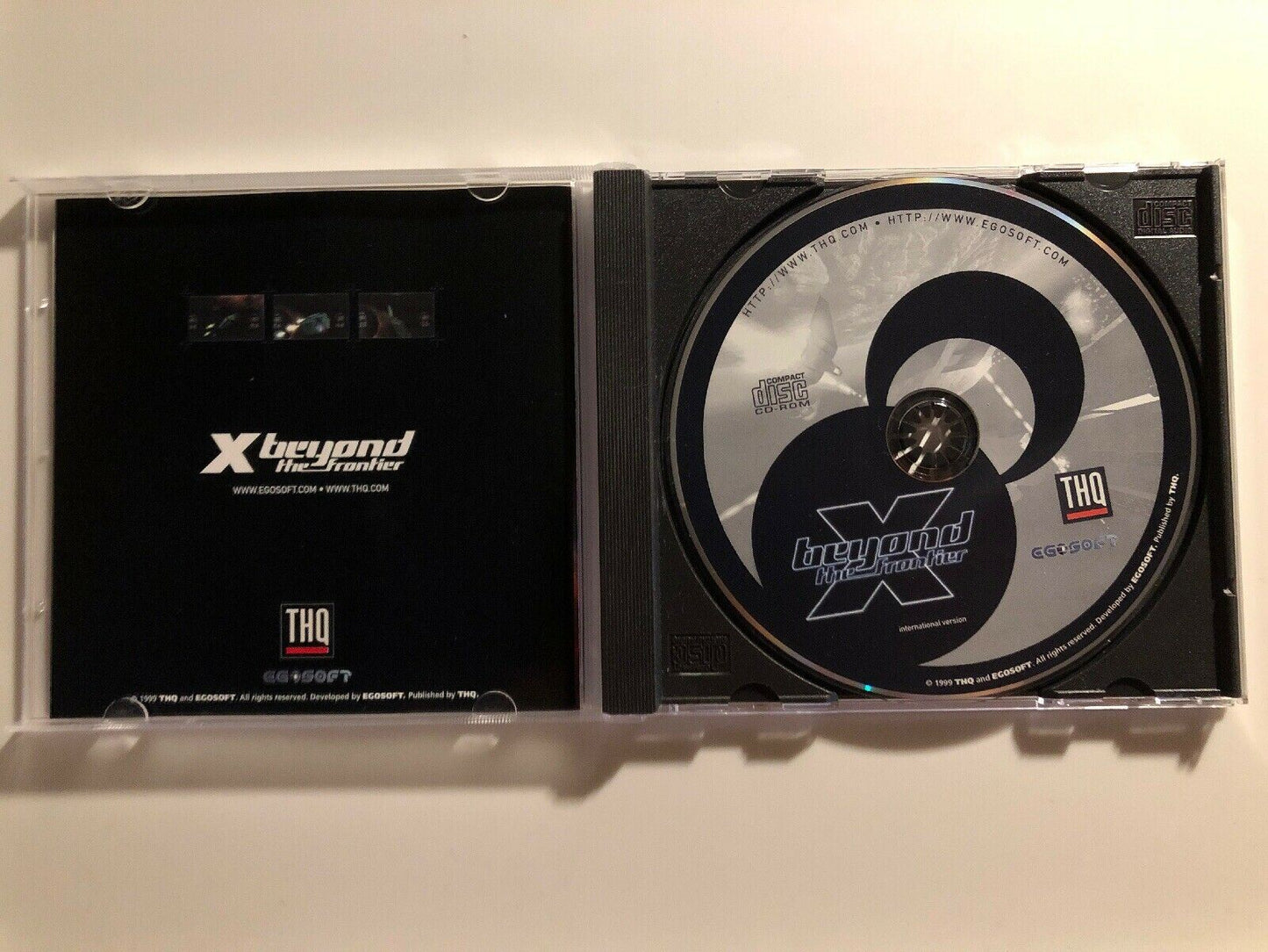 X Beyond the Frontier CD PC Game 1999 Windows XP 7 8 10 Space Trading Combat Sim