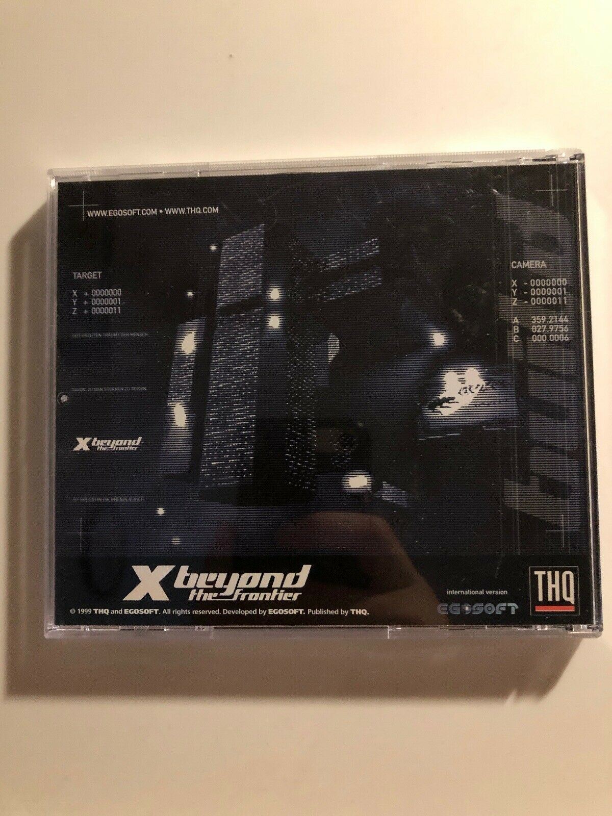 X Beyond the Frontier CD PC Game 1999 Windows XP 7 8 10 Space Trading Combat Sim