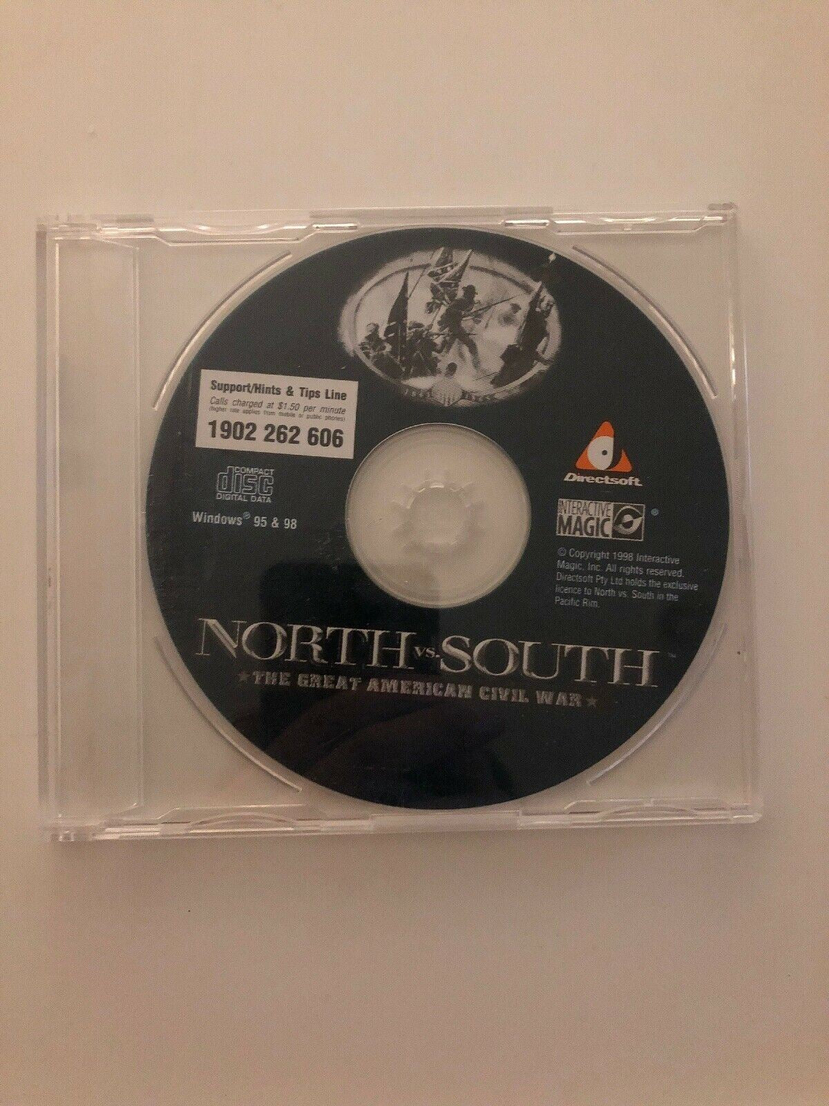 North vs South The Great American Civil War - 1998 CD ROM PC Game