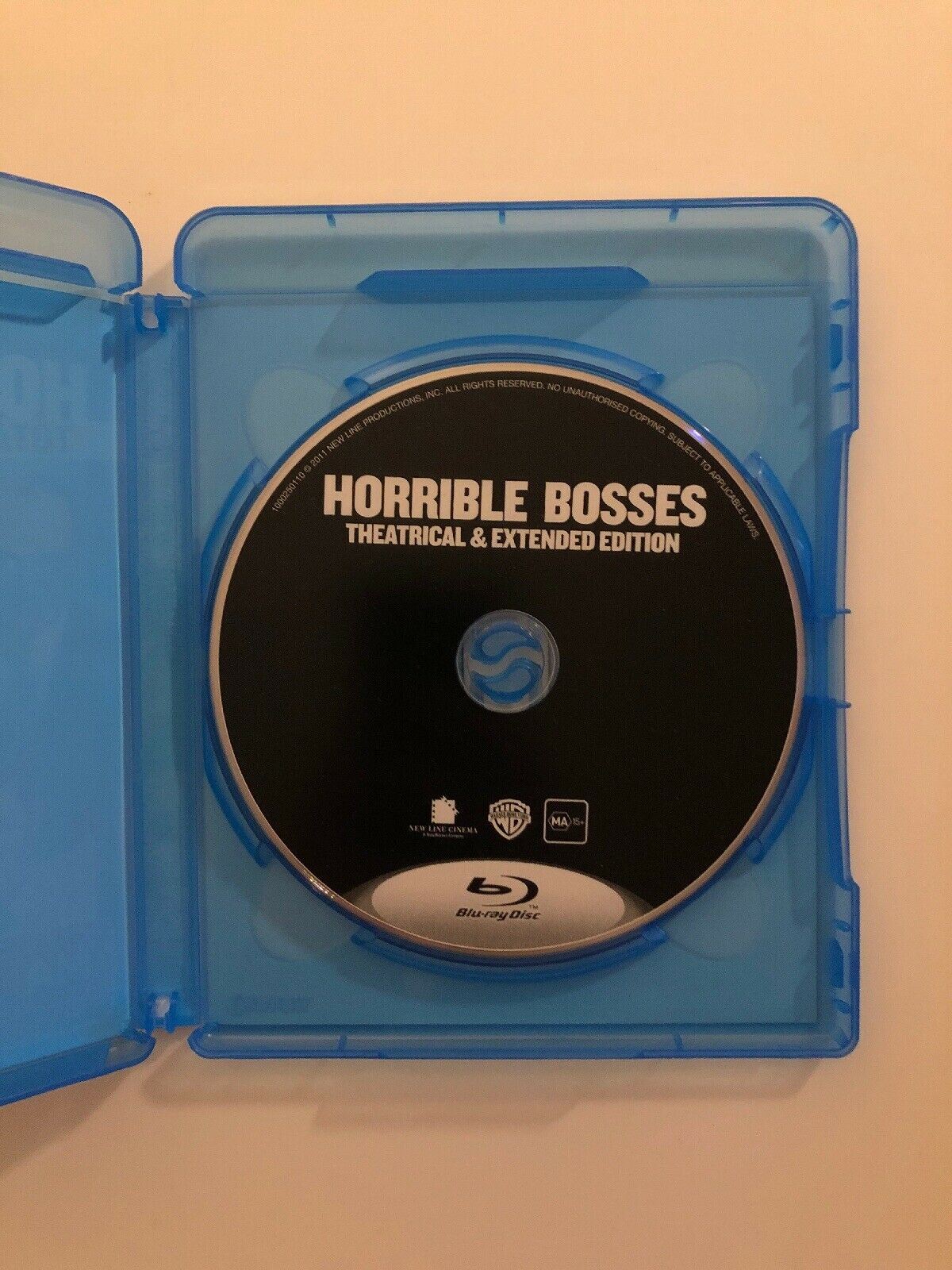 Horrible Bosses Blu Ray Movie 🍿 VGC Comedy Rated MA15+ Spacey Comedy