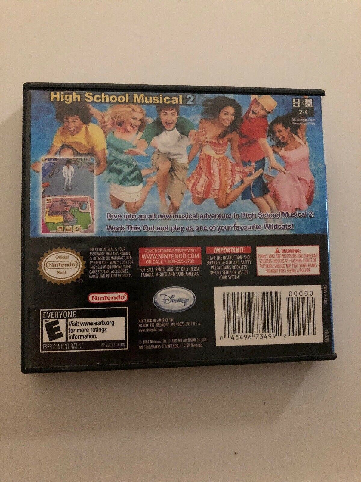 High School Musical 2 Work This Out Nintendo DS 2DS 3DS Game w/ Manual FREE POST