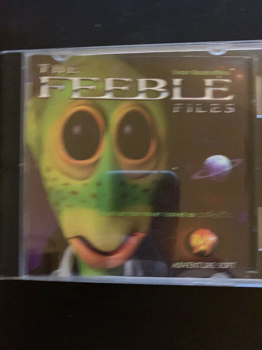 Simon Woodroffe's The Feeble Files PC Cdrom With Manual Vintage Adventure Game