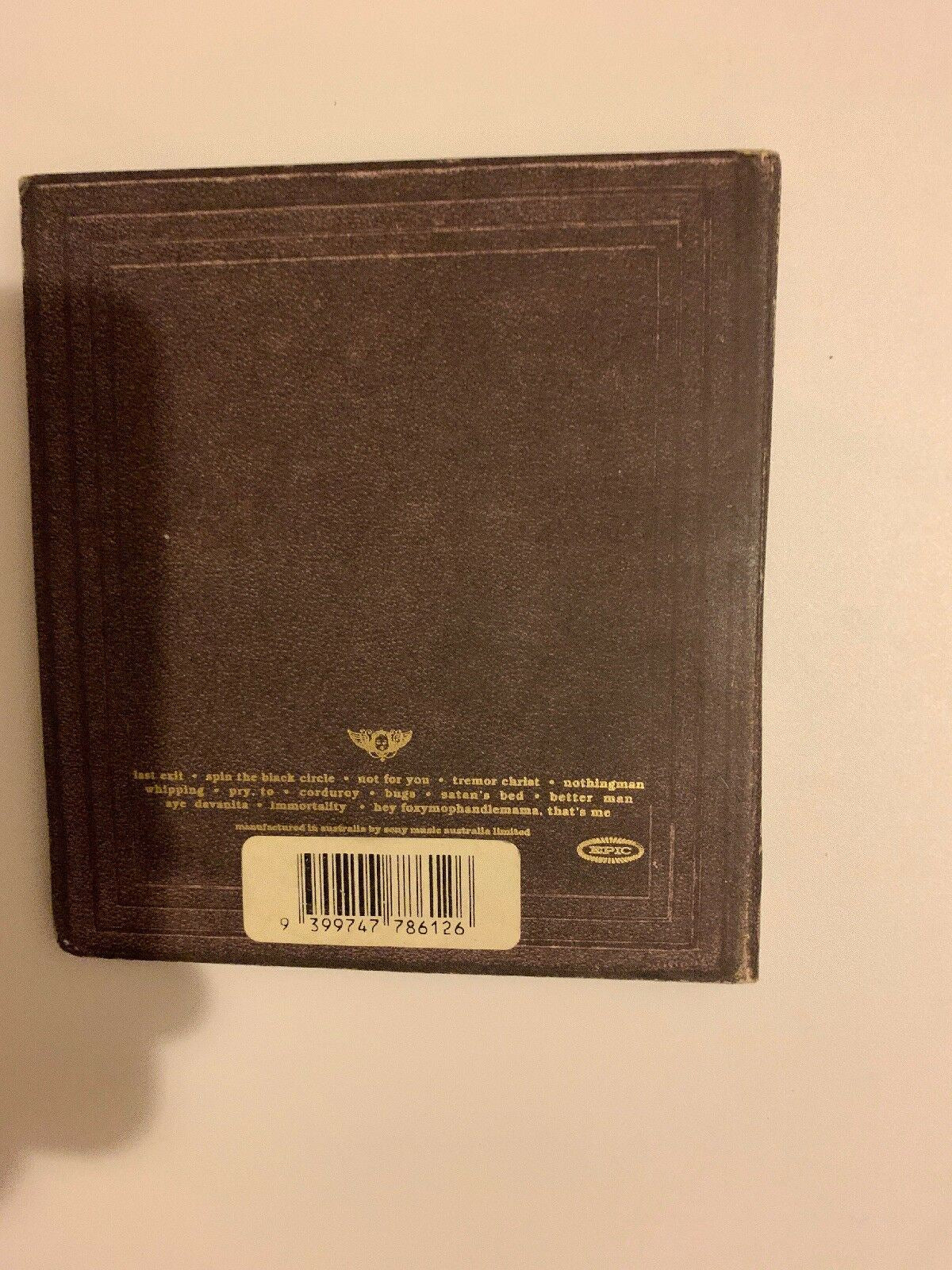 PEARL JAM - VITALOGY - CD With Booklet