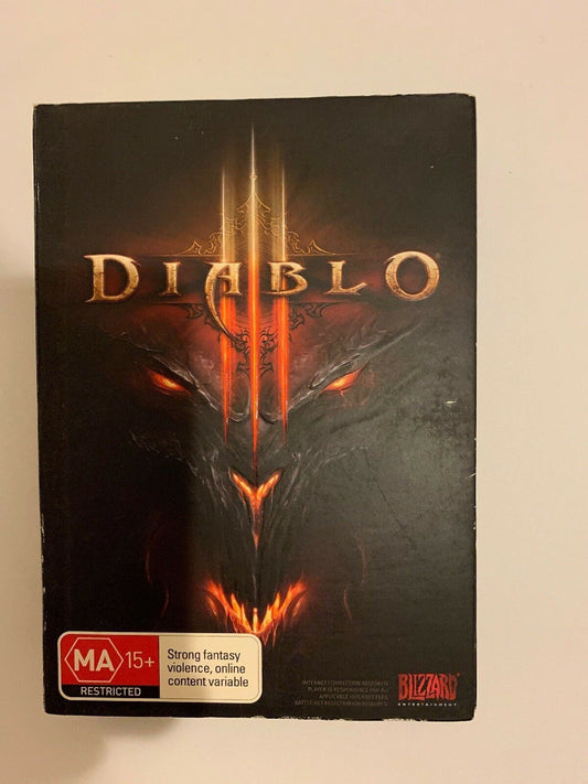 Diablo 3 Box, Manual And DVD - DOESN'T INCLUDE GAME REGISTRATION AND CODE