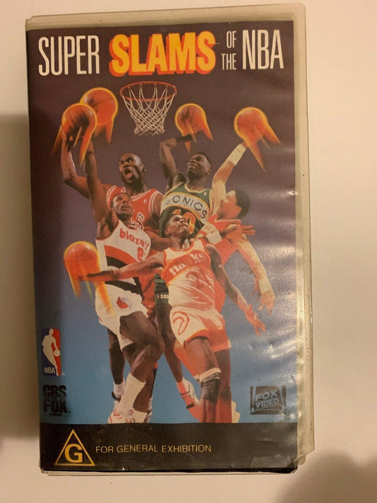 Super Slams of the NBA - Maximum DPM - VHS 1991 - Classic Slam Dunk Video