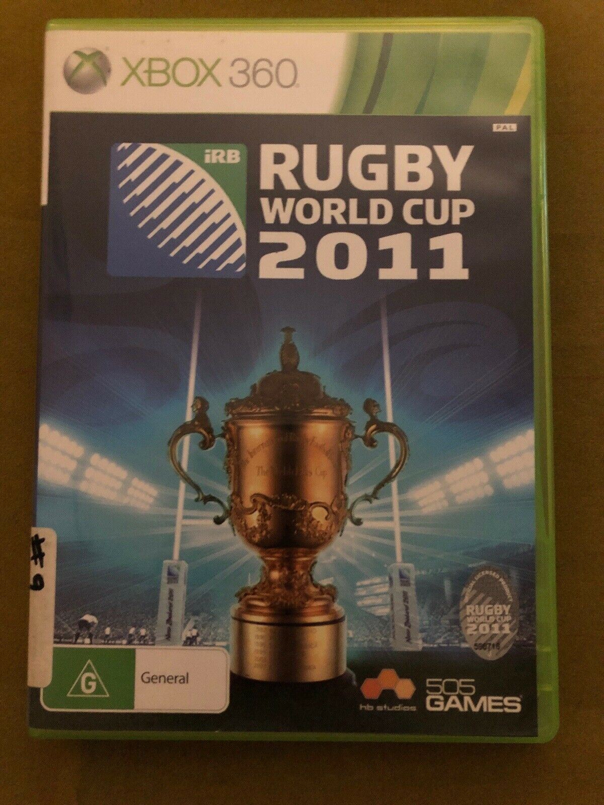Rugby World Cup 2011 - Microsoft Xbox 360 PAL Game Official Rugby Football