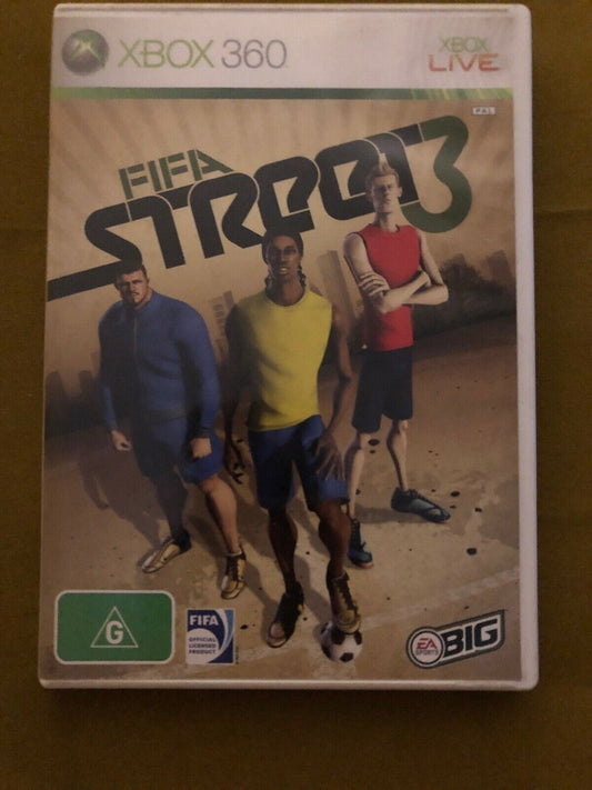 XBOX 360 FIFA STREET 3 Complete With Manual VGC FAST FREE POST