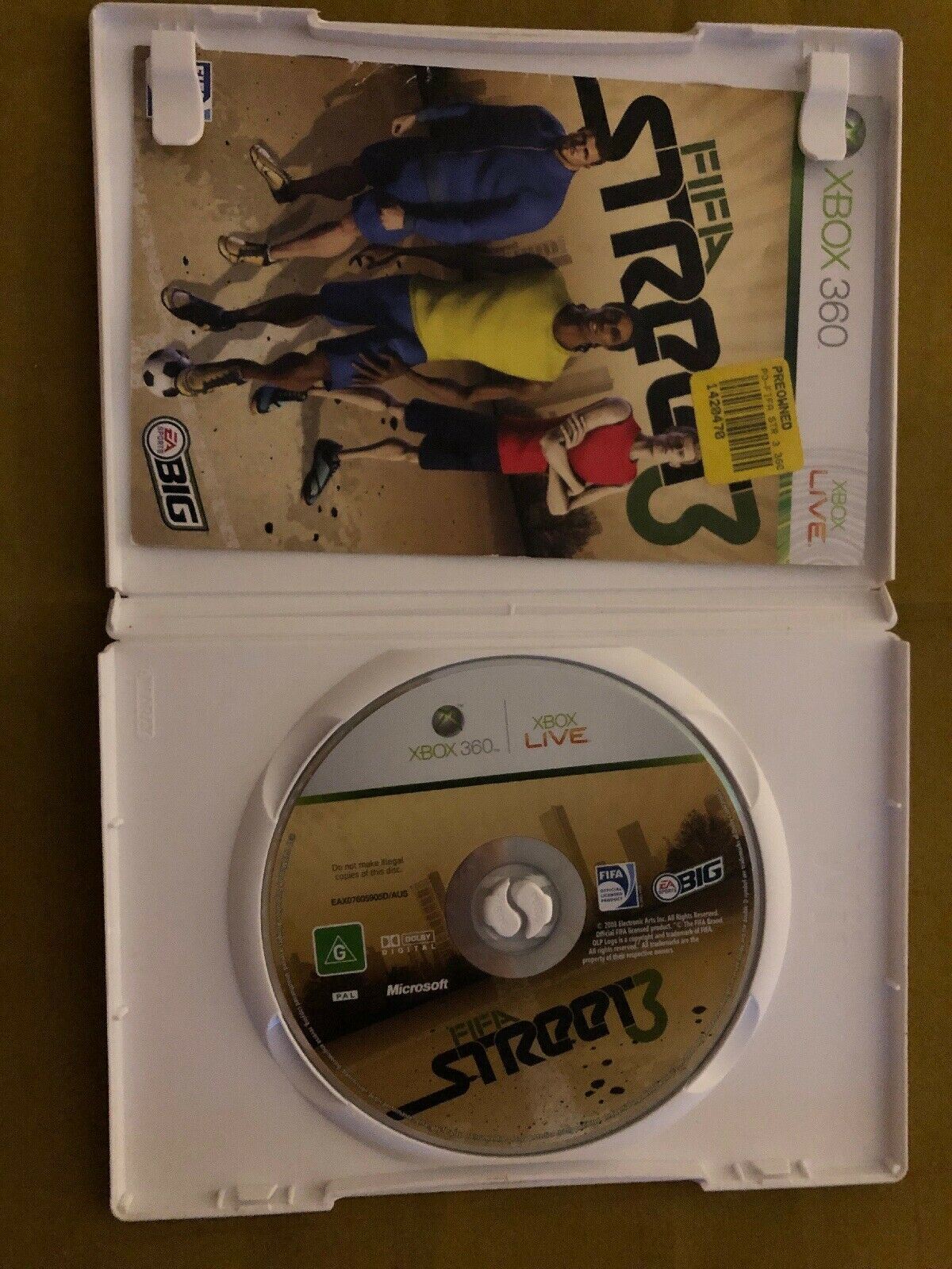 XBOX 360 FIFA STREET 3 Complete With Manual VGC FAST FREE POST