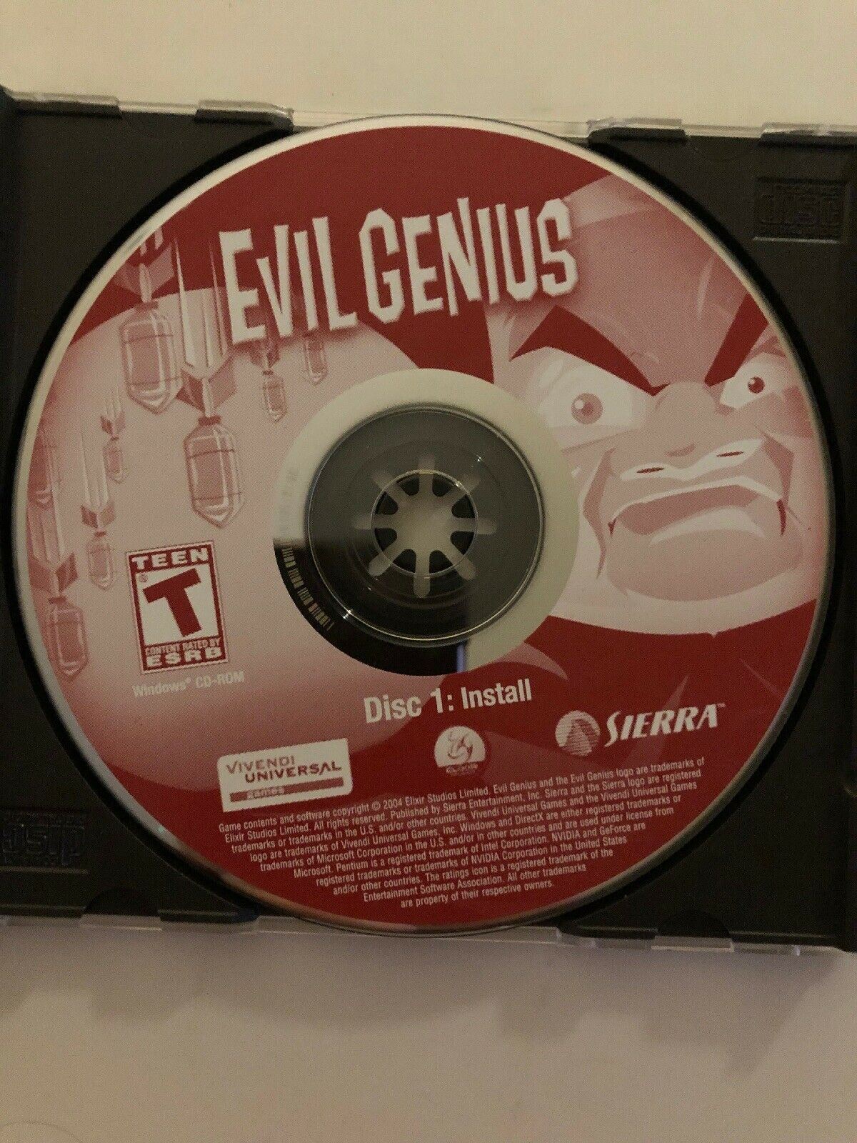 Evil Genius - PC WINDOWS Real Time Strategy Simulation World Domination Game