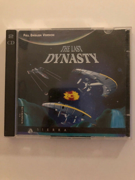 *RARE* The Last Dynasty 1994 PC Sierra Retro Space Combat Action Game CD-ROM