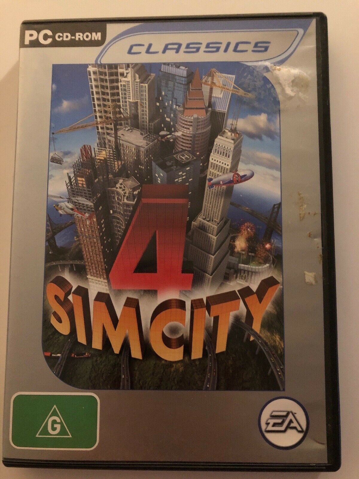 Sim City 4 Electronic Arts Maxis Video Game City Building Simulation PC CD-Rom