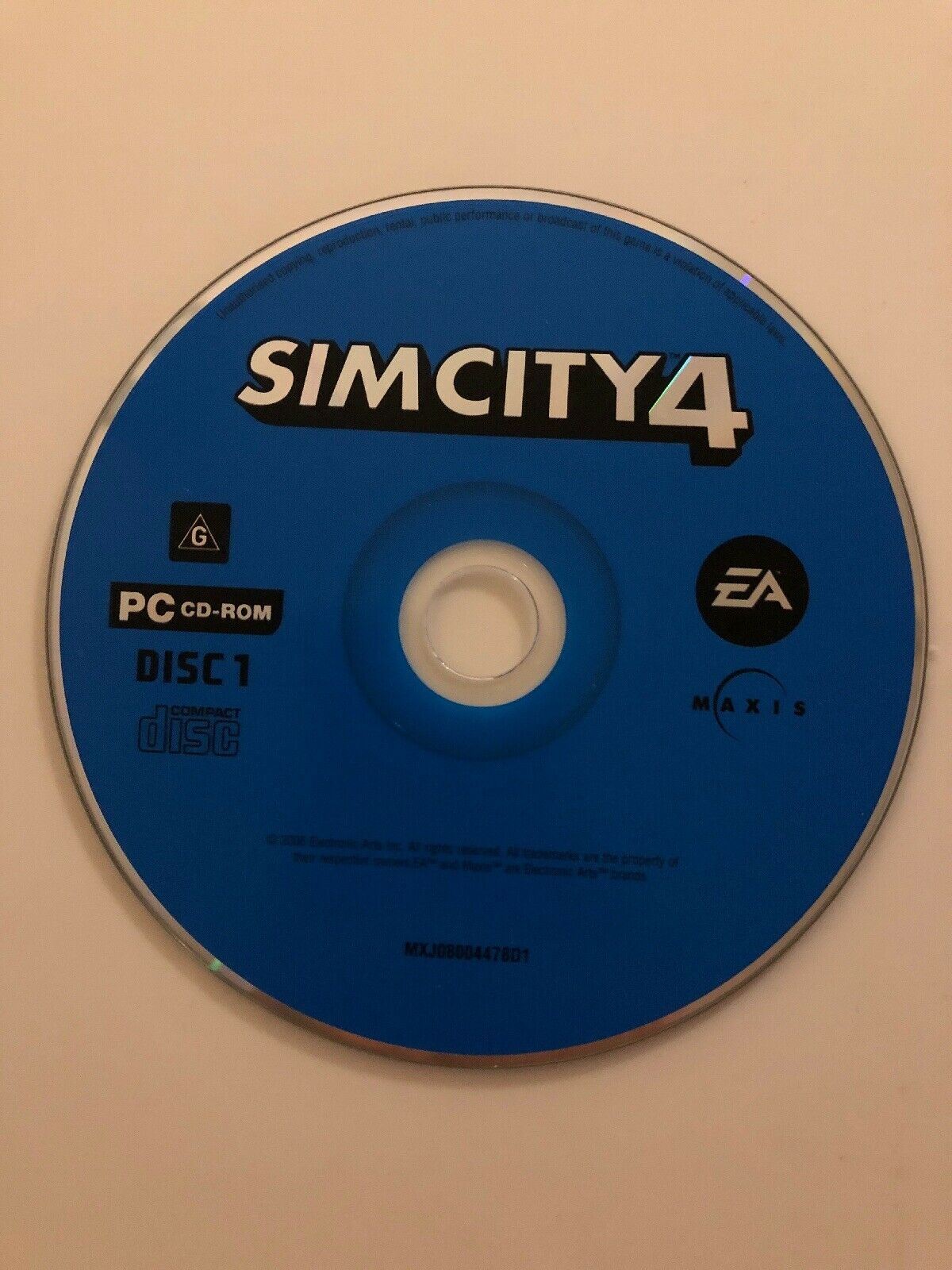 Sim City 4 Electronic Arts Maxis Video Game City Building Simulation PC CD-Rom