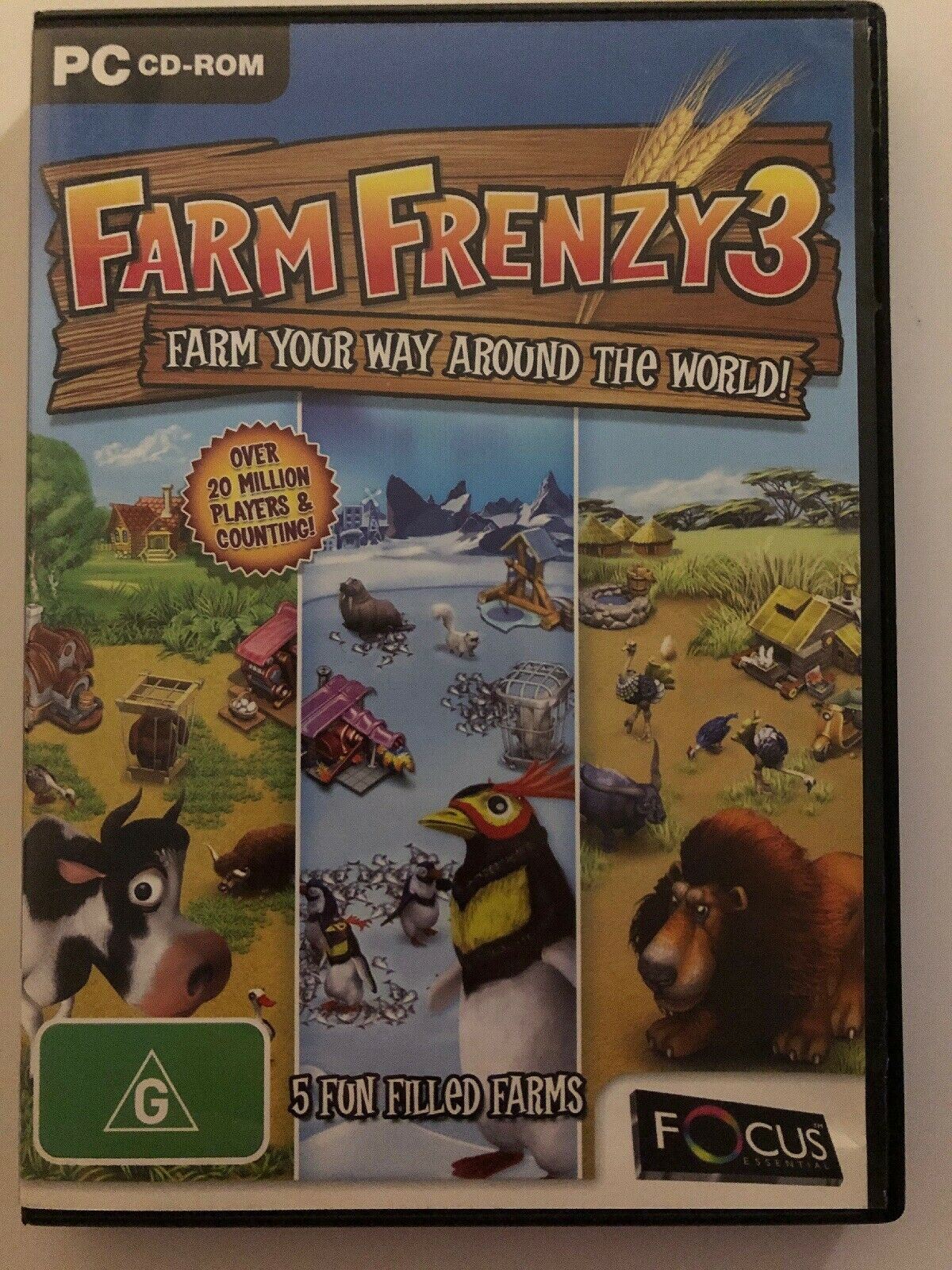 Farm Frenzy 3 PC Video Game Farm management simulation strategy game for Windows