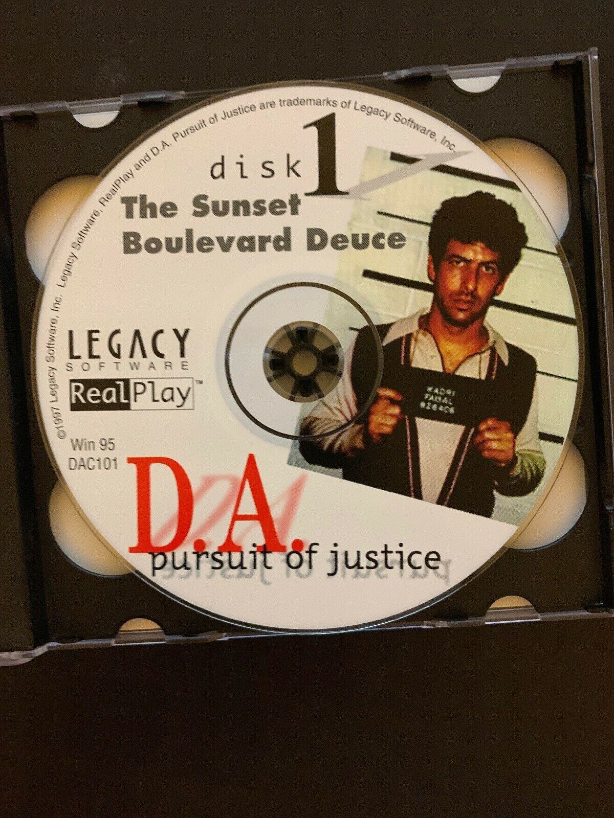 D.A. Pursuit Of Justice: Case 1 The Sunset Boulevard Deuce 1997  PC Cdrom
