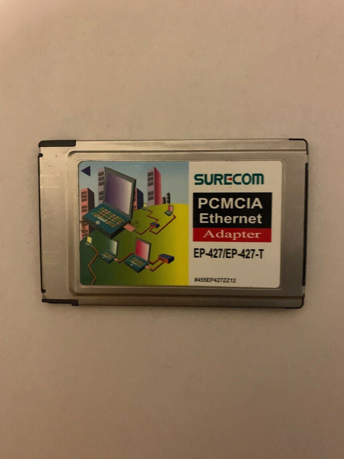 Surecom PCMCIA Ethernet Adapter EP-427/EP-427-T