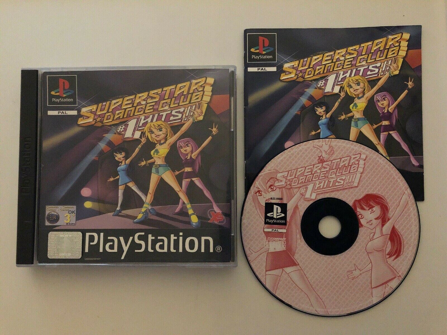 Superstar Dance Club #1 HITS!! - PS1 Sony Playstation 1 Dancing Game