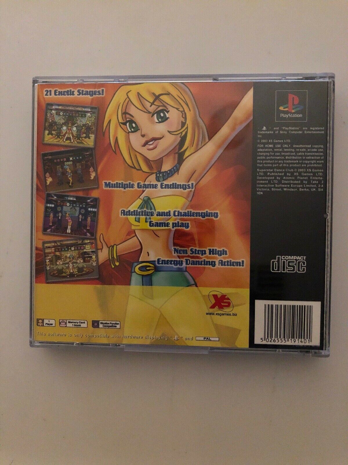 Superstar Dance Club #1 HITS!! - PS1 Sony Playstation 1 Dancing Game