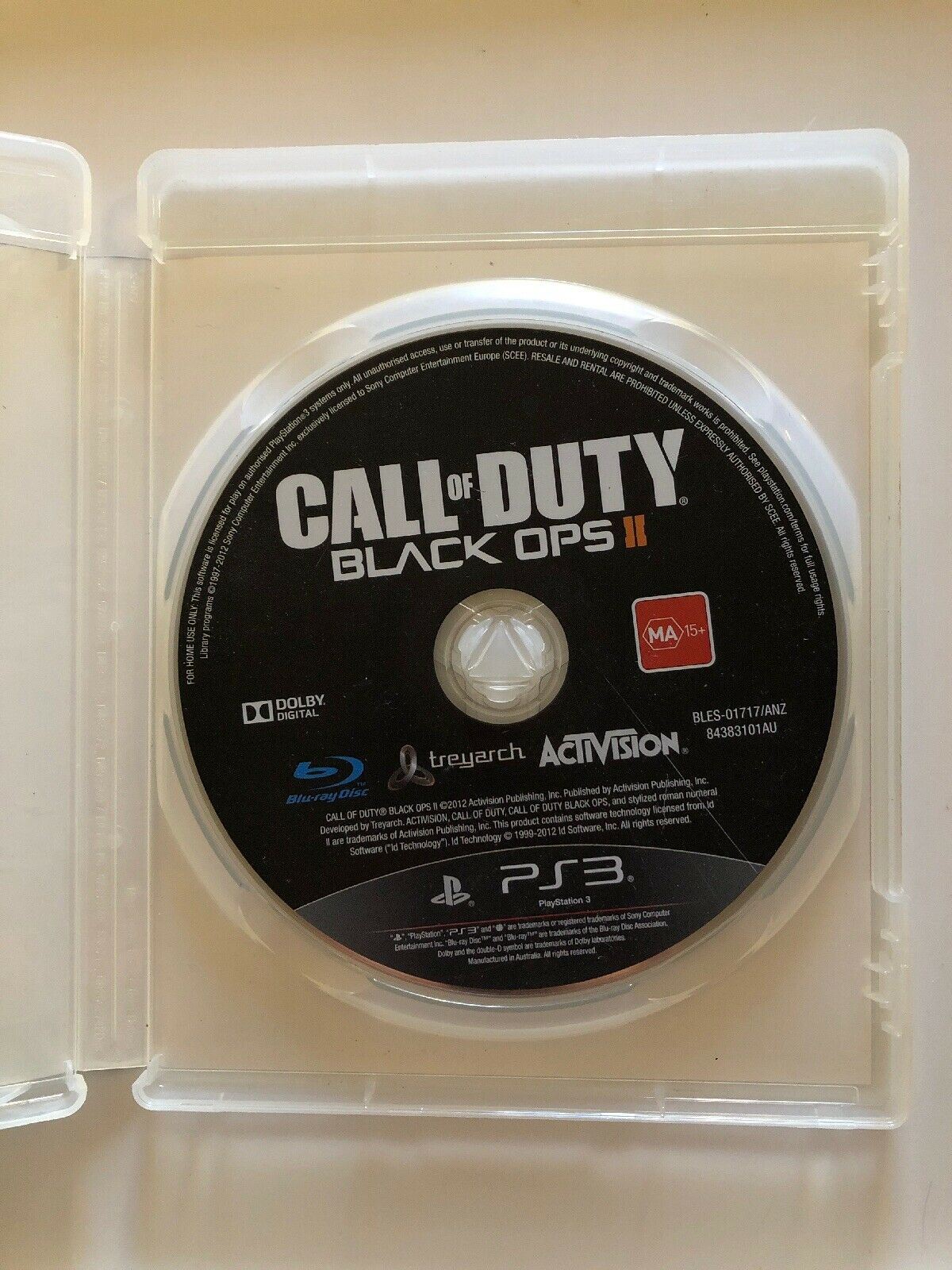 Call Of Duty Black Ops Sony PlayStation 3 PS3 GAME good condition FREE POSTAGE