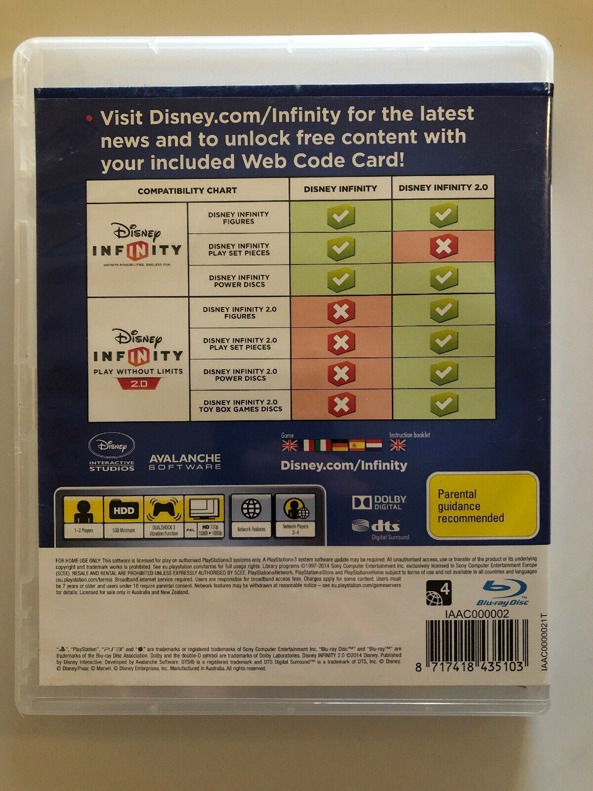 Disney Infinity 2.0 - Play Without Limits - Sony PlayStation 3 PS3