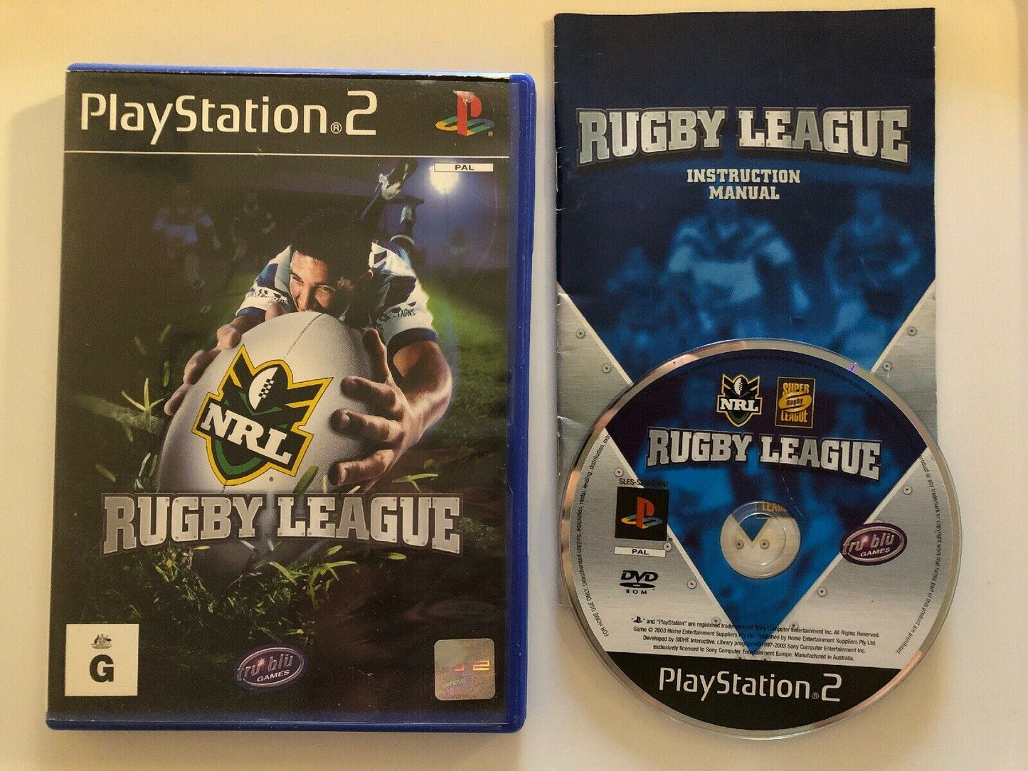 NRL Australian Rugby League - PS2 Playstation 2 Game - Official Licenced NRL