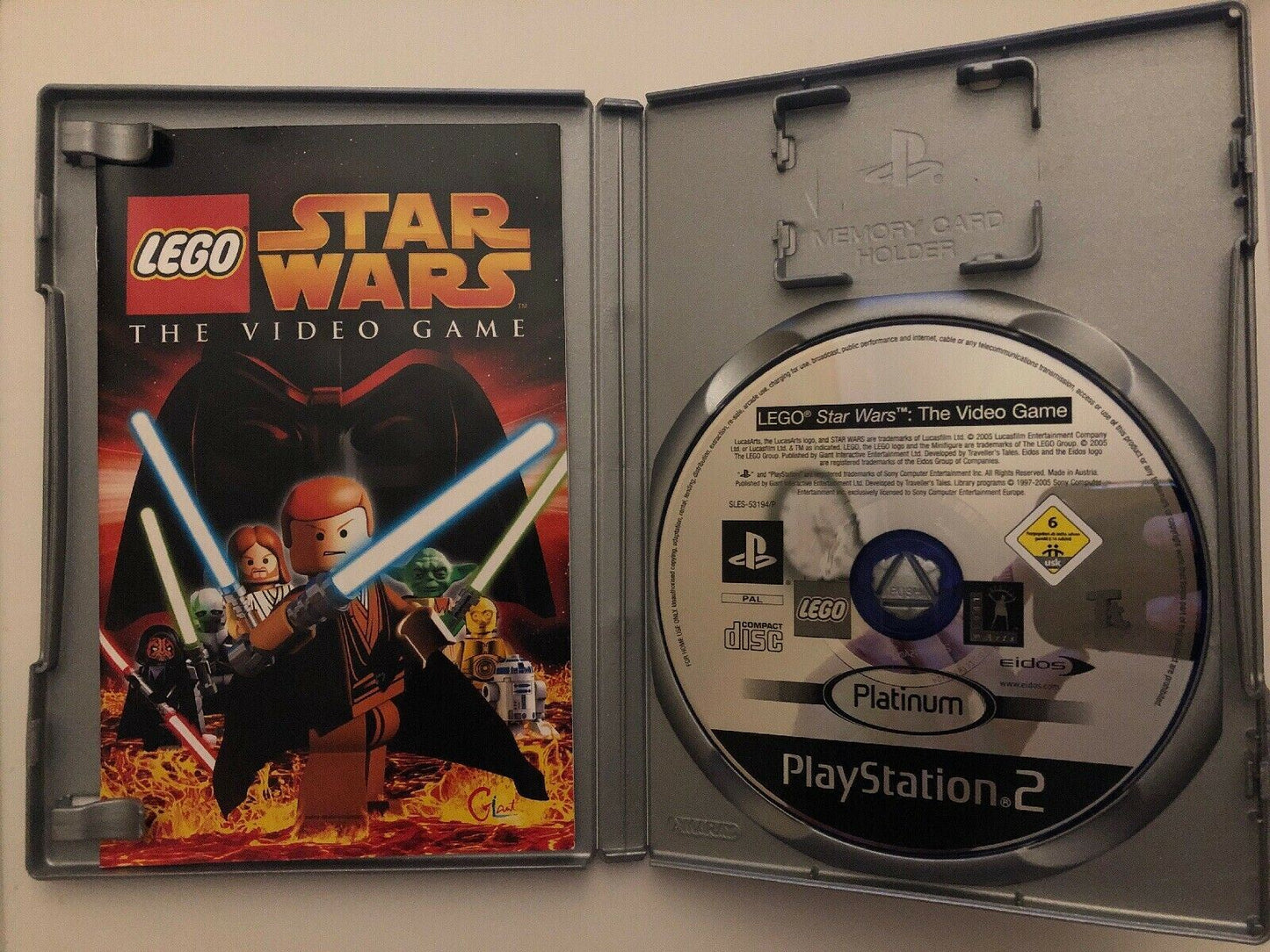 Lego Star Wars The Video Game PS2 (Platinum) PAL *Complete*